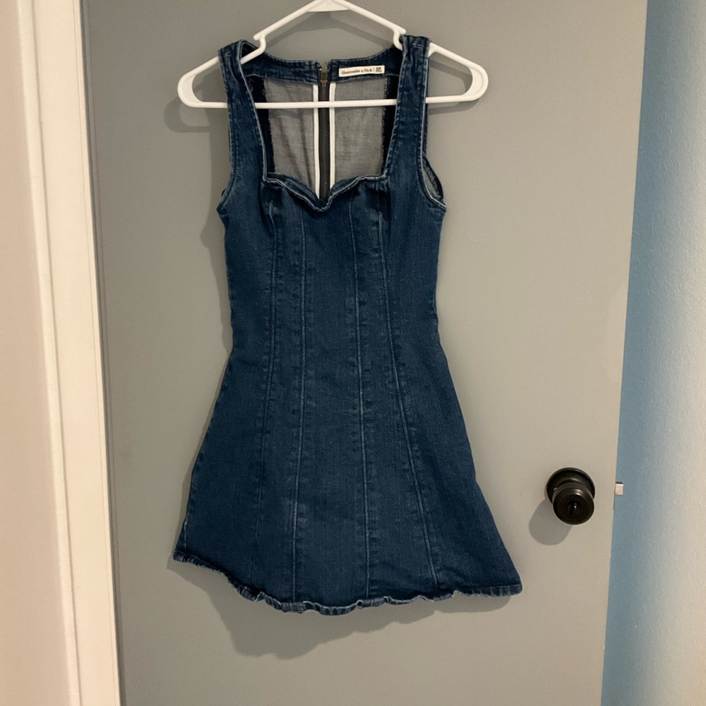 abercrombie denim dress